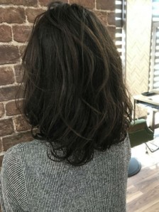 モテ髪ふわリッジミディ